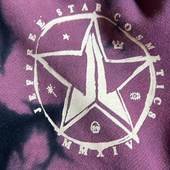 EUC Jeffree Star Cosmetics tie dye hoodie 🖤🖤🖤 - Picture 3 of 5